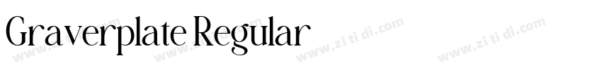 Graverplate Regular字体转换 Graverplate Regular字体转换